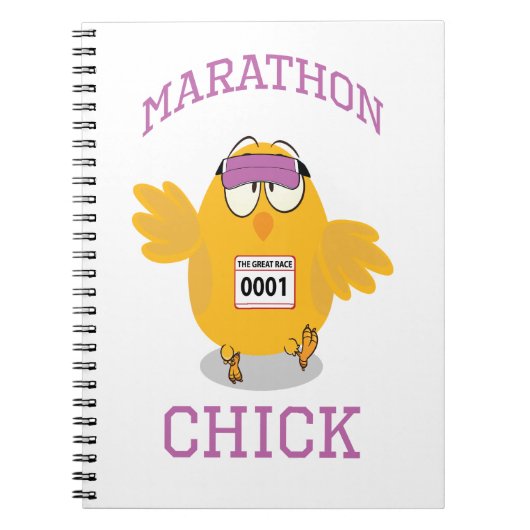 Carnet Marathon Chick (Devant)