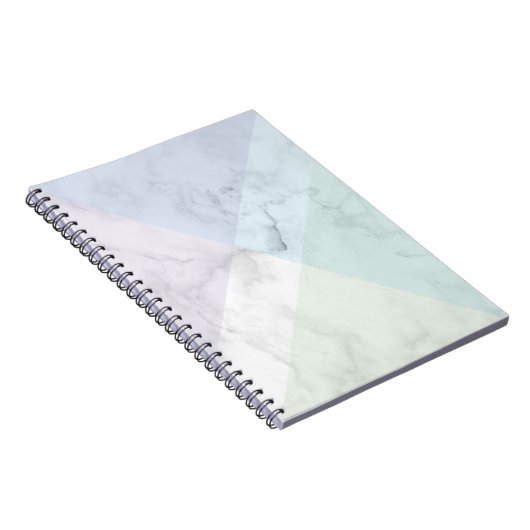 Carnet Marble  design pastel colors (Côté Droit)