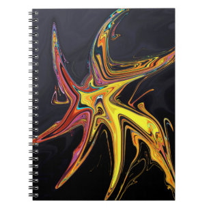 Carnet Marbled abstract portrait