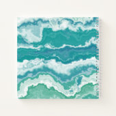 Carnet marbled sea foam : (Dos)