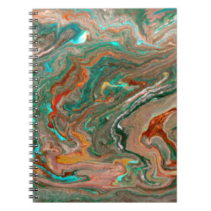 Carnet Marbre abstrait arrière - plan acrylique. Marbling