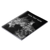 Carnet Marbre Abstrait Fumée Grise (Côté gauche)
