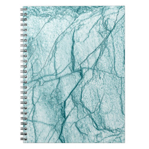 Carnet Marbre aspect turquoise foncé