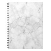 Carnet Marbre blanc (Devant)