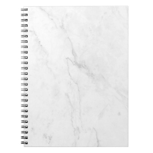 Carnet Marbre Blanc (Devant)