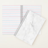 Carnet Marbre Blanc (À l'intérieur)
