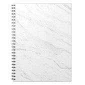 Carnet Marbre blanc (Devant)