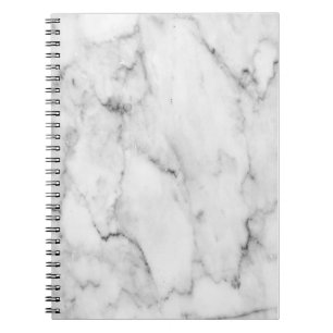 Carnet Marbre blanc
