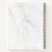 Carnet Marbre Blanc (Dos)