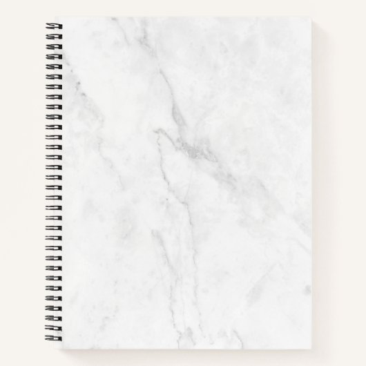 Carnet Marbre Blanc (Devant)