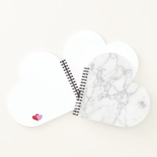 Carnet Marbre Blanc