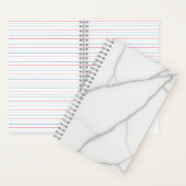 Carnet Marbre Blanc (À l'intérieur)