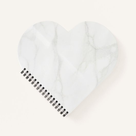 Carnet Marbre Blanc (Devant)