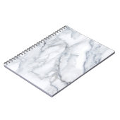 Carnet Marbre blanc Carrara Calacatta Texture (Côté gauche)