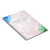 Carnet Marbre Blanc Design Populaire (Côté Droit)
