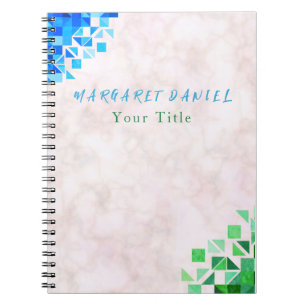 Carnet Marbre Blanc Design Populaire