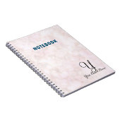 Carnet Marbre Blanc Design Populaire (Côté Droit)