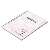 Carnet Marbre Blanc Design Populaire (Côté gauche)