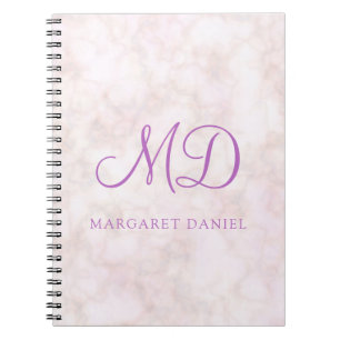 Carnet Marbre Blanc Design Populaire