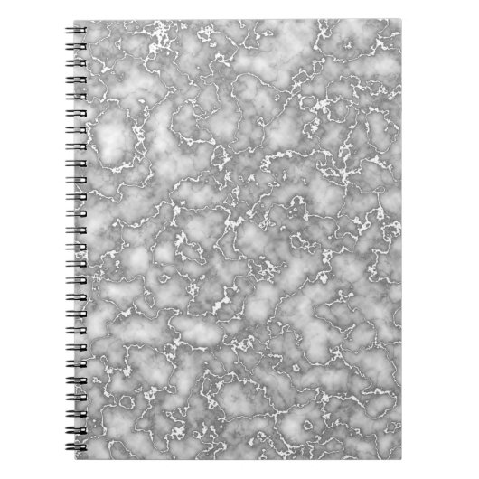 Carnet Marbre blanc élégant (Devant)