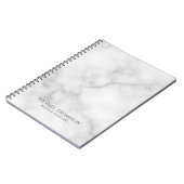 Carnet Marbre Blanc Professionnel (Côté gauche)