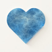 Carnet Marbre bleu Abstrait (Dos)