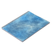 Carnet Marbre bleu Abstrait (Côté gauche)