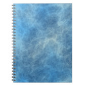 Carnet Marbre bleu Abstrait (Devant)