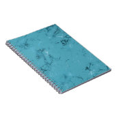 Carnet Marbre bleu Chic Aqua (Côté Droit)