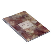 Carnet Marbre Brown rose (Côté Droit)