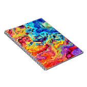 Carnet Marbre coloré brillant (Côté Droit)