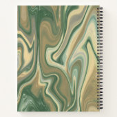 Carnet Marbre de la Terre Abstrait (Dos)