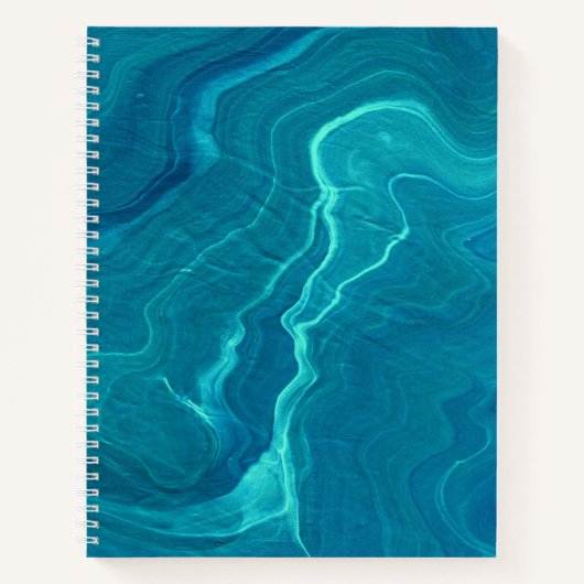 Carnet Marbre de marbre vert de mer (Devant)