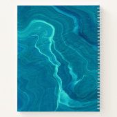 Carnet Marbre de marbre vert de mer (Dos)