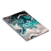 Carnet Marbre Fabriqué à la main : Texture De Luxe Tradit (Côté Droit)