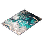 Carnet Marbre Fabriqué à la main : Texture De Luxe Tradit (Côté gauche)
