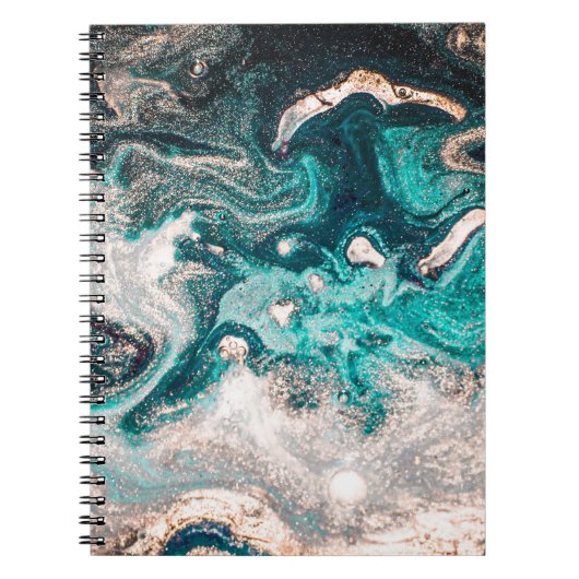 Carnet Marbre Fabriqué à la main : Texture De Luxe Tradit (Devant)