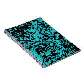 Carnet Marbre Granit Texture Bleu (Côté Droit)