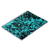 Carnet Marbre Granit Texture Bleu (Côté gauche)