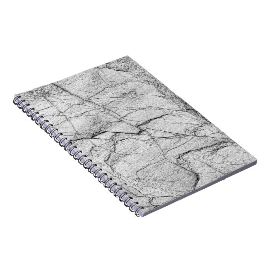 Carnet Marbre Gris Tacheté de Béton (Côté Droit)