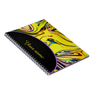 Carnet Marbre impressionniste personnalisé
