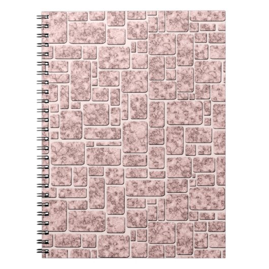 Carnet Marbre loft # loft #marbre #rose (Devant)