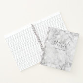 Carnet Marbre Motif Gratitude - photo/logo arrière (Intérieur)