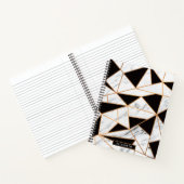 Carnet Marbre noir & blanc (Intérieur)