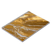 Carnet Marbre Or Luxueux (Côté gauche)