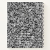 Carnet Marbre Or moderne tendance (Dos)