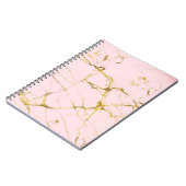 Carnet Marbre rose (Côté gauche)