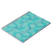 Carnet Marbre turquoise (Côté gauche)