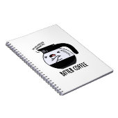 Carnet Marc Bitter Café Blague Théière Drôle (Côté Droit)