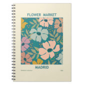 Carnet Marché aux fleurs Madrid Imprimer (Devant)